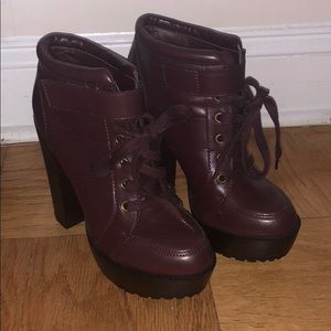 Burgundy Boots